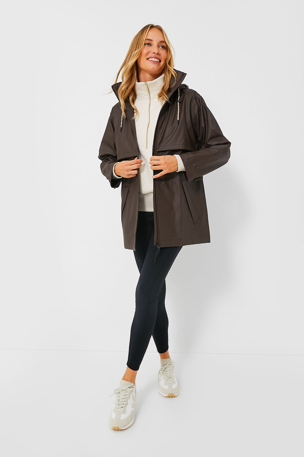 Dark Truffle Alyssa Rain Jacket