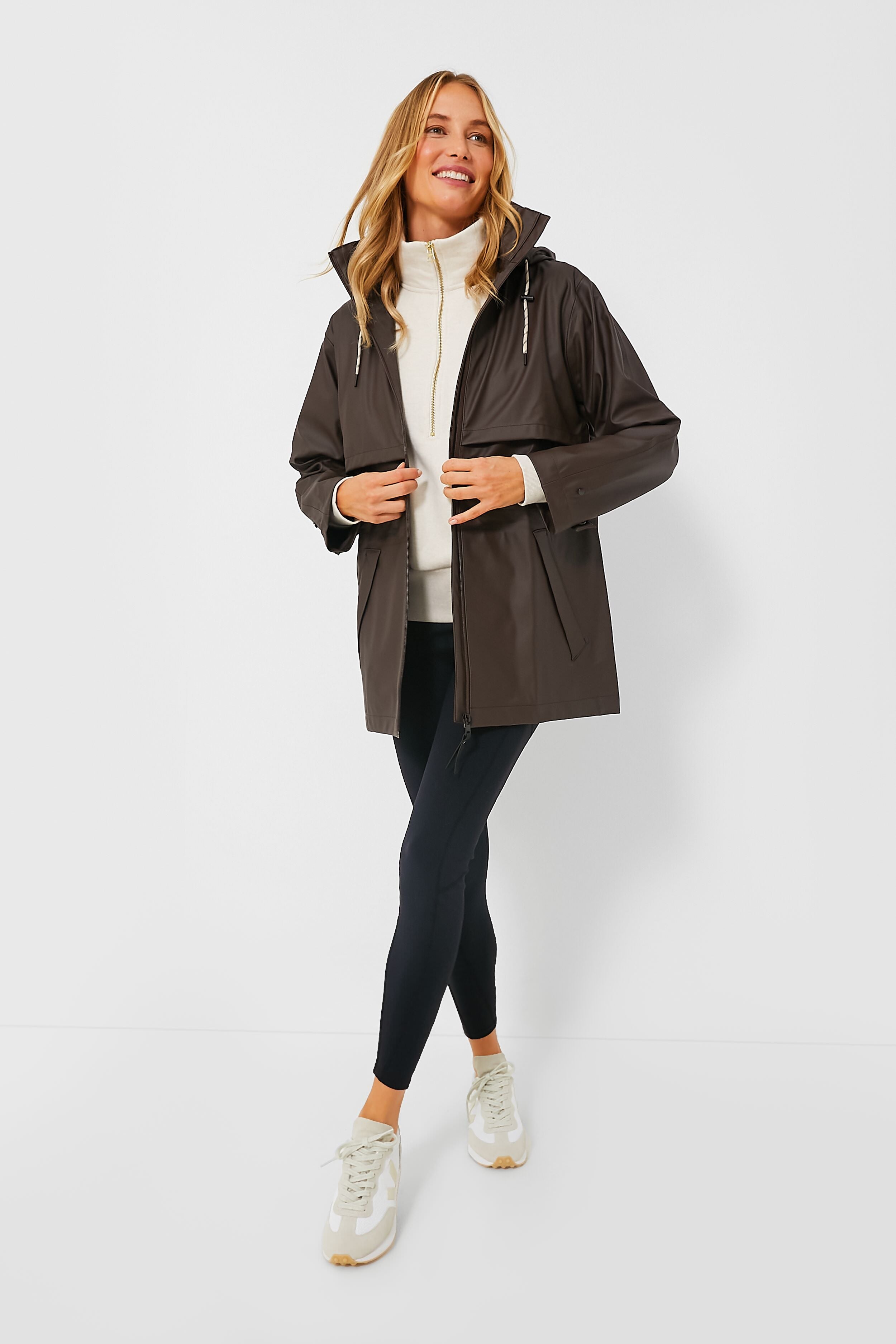 Dark Truffle Alyssa Rain Jacket