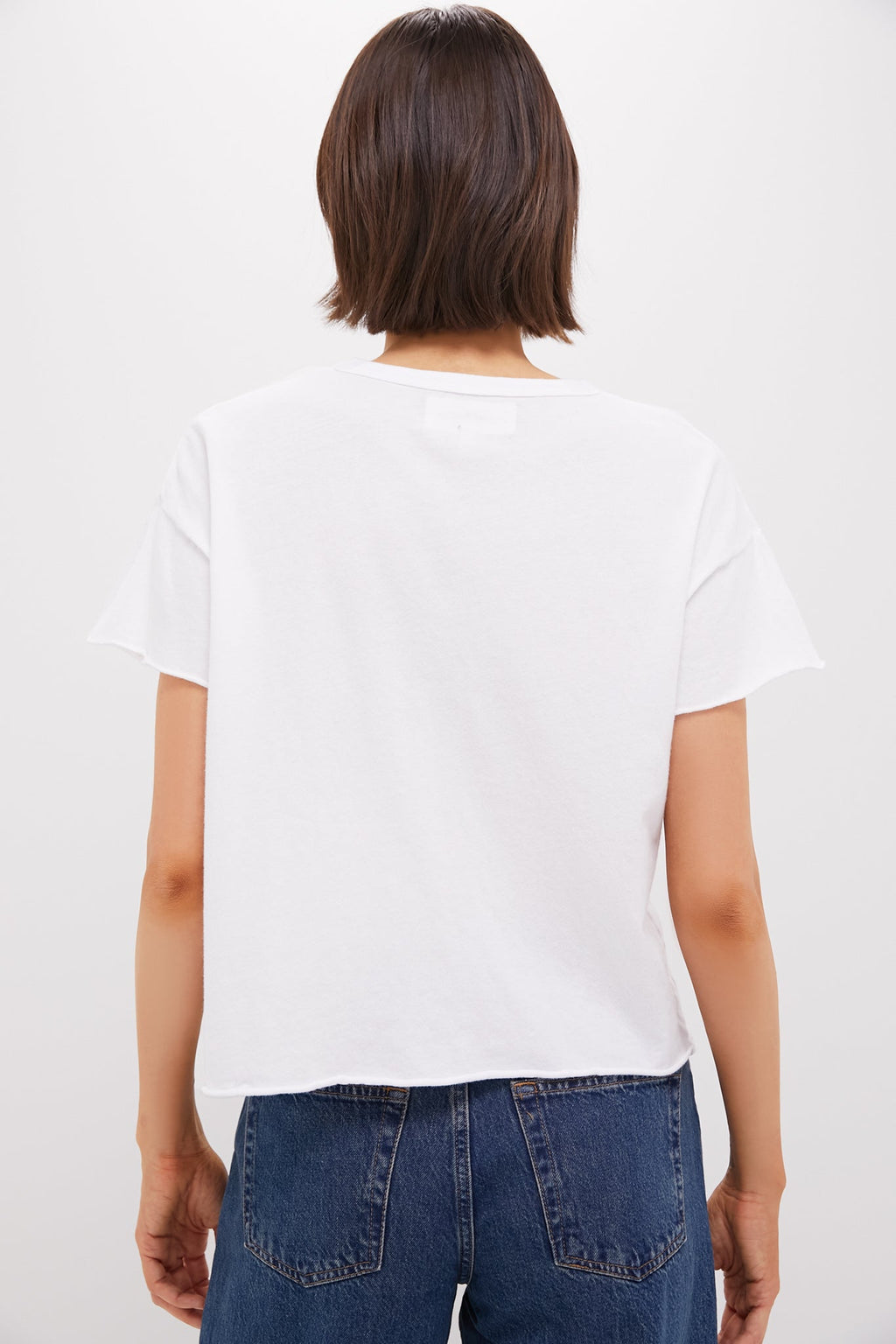True White The Crop Tee