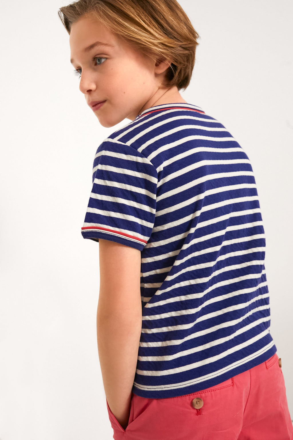 Navy Stripe Willie T-Shirt