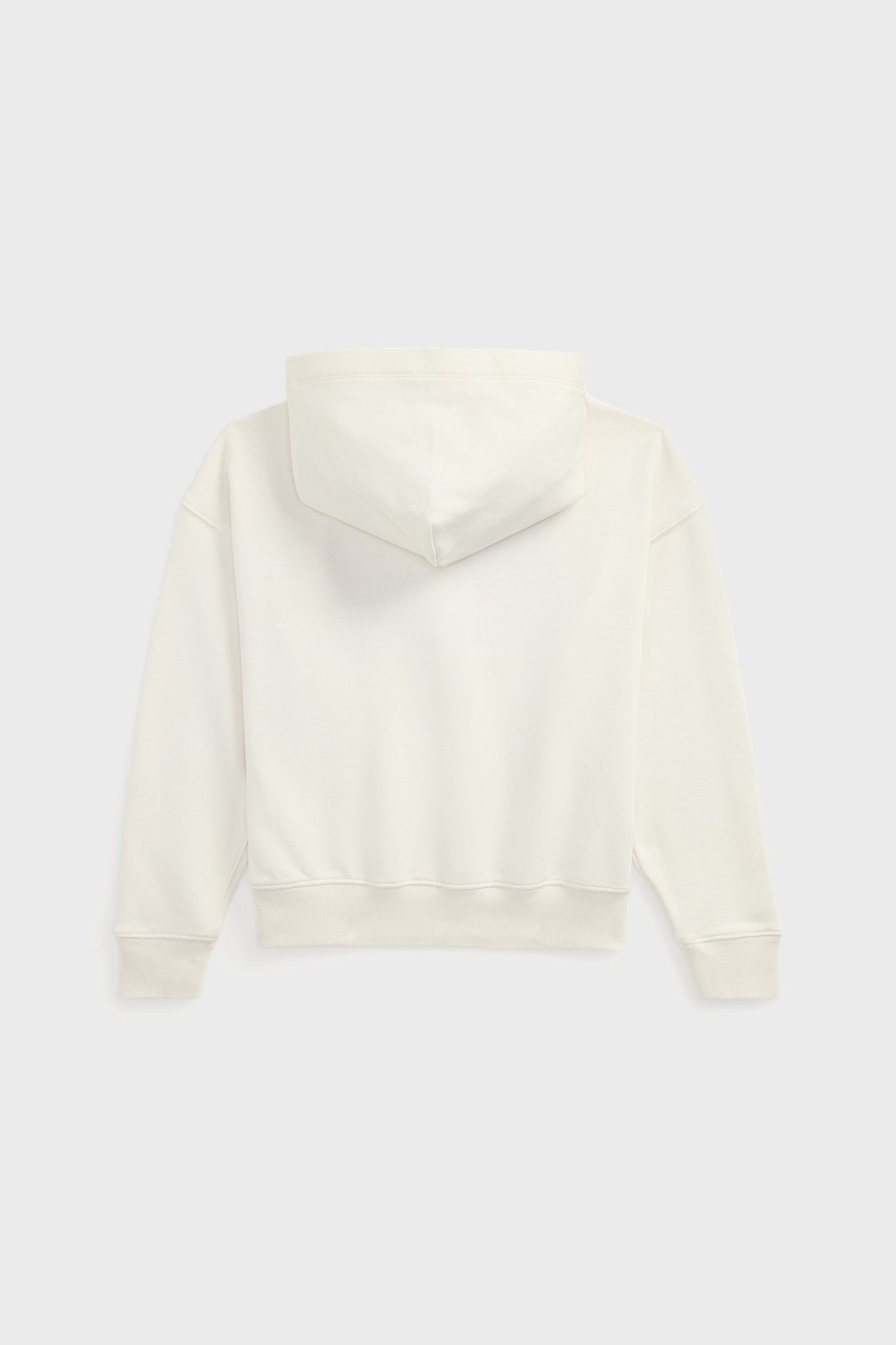 Long Sleeve Cotton Loop Back Terry Flag Embroidered Hoodie