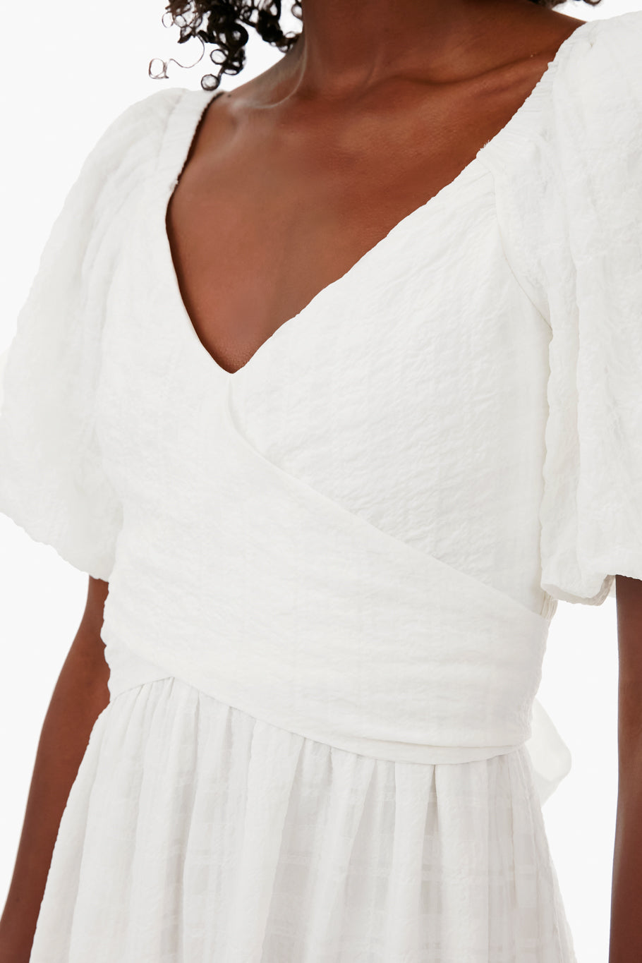 White Sydney Midi Dress