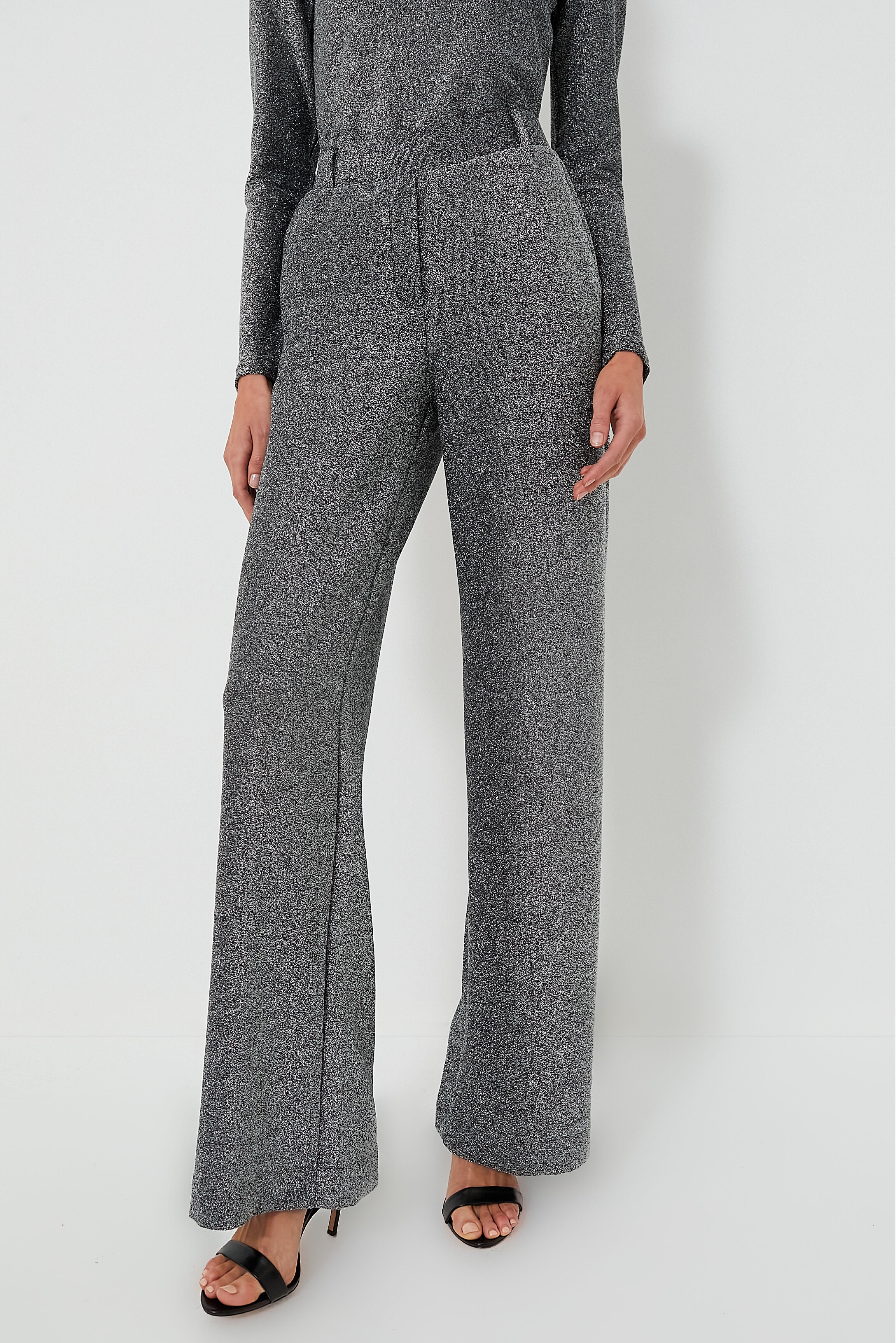 Shimmer Gray Jya Pant