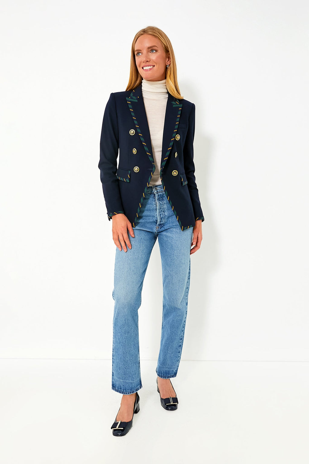 Navy Stripe Miller Dickey Jacket