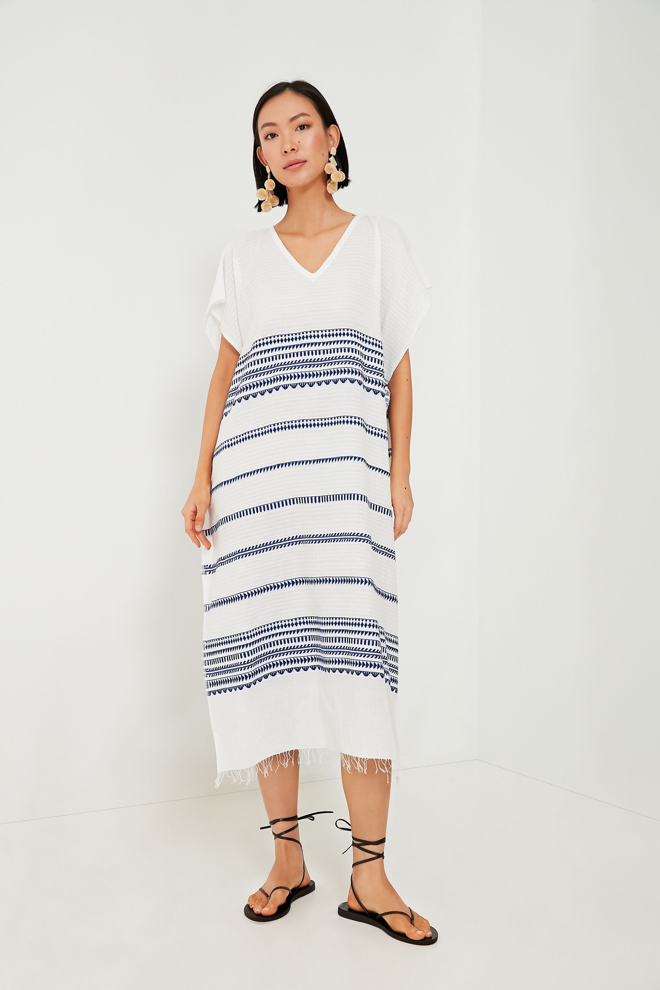 Blue Yani Classic Caftan