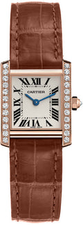 Cartier Tank Francaise Women's Gold Diamond Bezel Watch WE104531