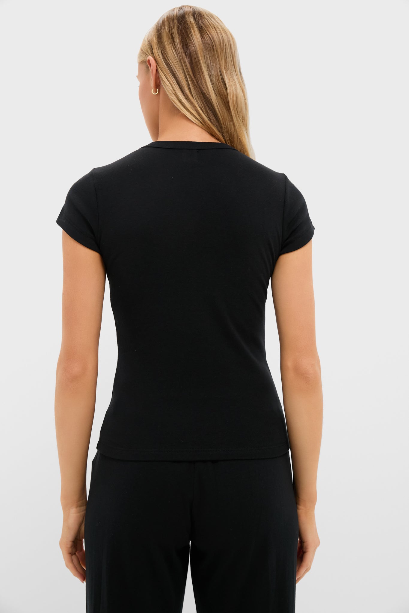 Black Nando Slim Fit Tee