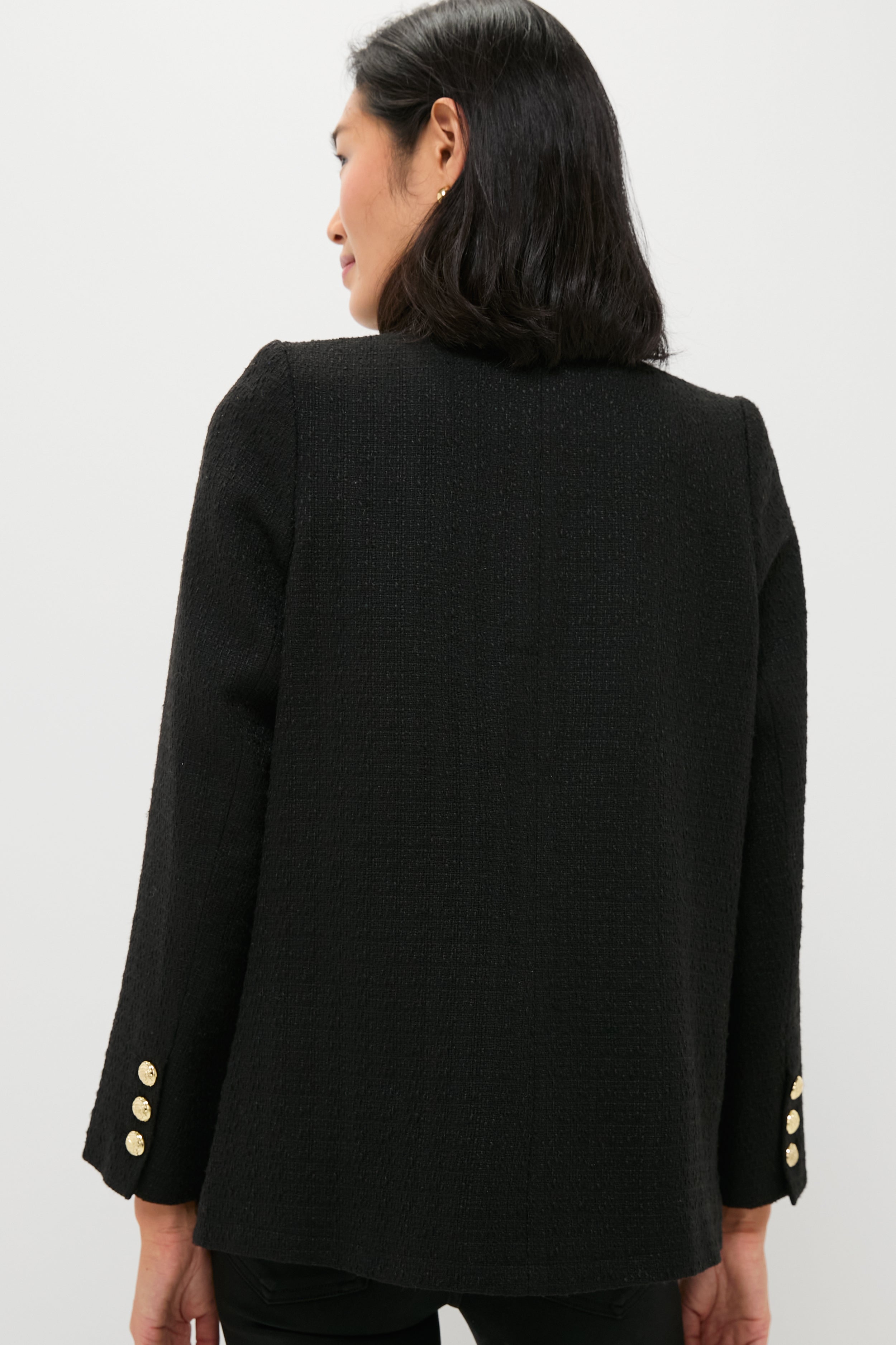 Black Tweed Jennings Jacket