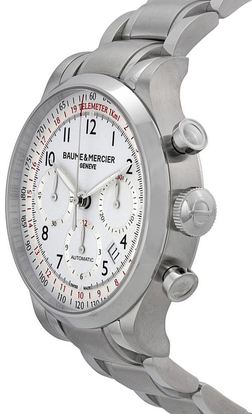 Baume & Mercier Capeland White Dial Men's Watch 10061