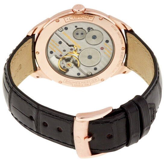 Baume & Mercier Clifton Solid 18k Rose Gold Men's Watch 10060