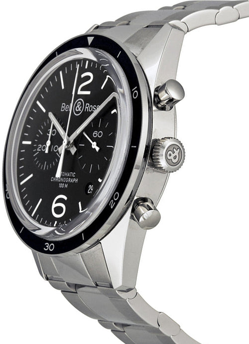 Bell & Ross Vintage Original Stainless Steel Men's Watch BRV126-BL-BE/SST