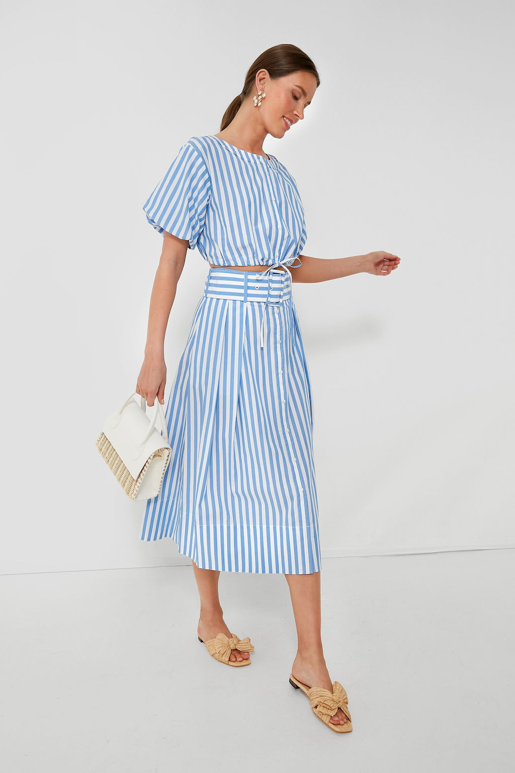 Sea Stripe Kingsley Skirt