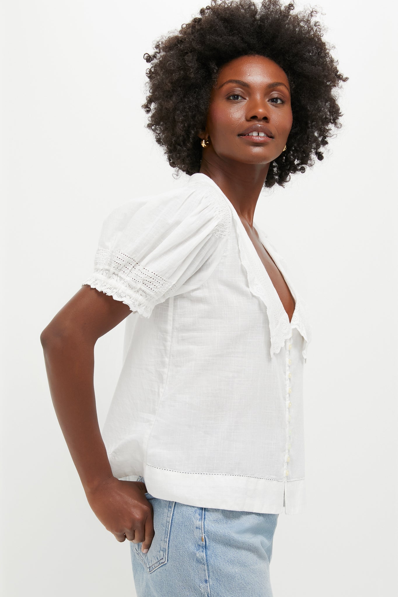 White The Manor Top