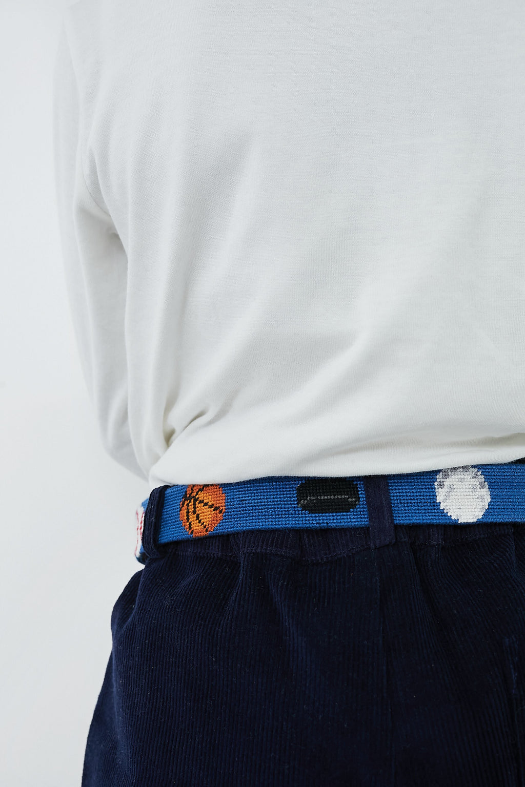 Sports Needlepoint Childrens Belt