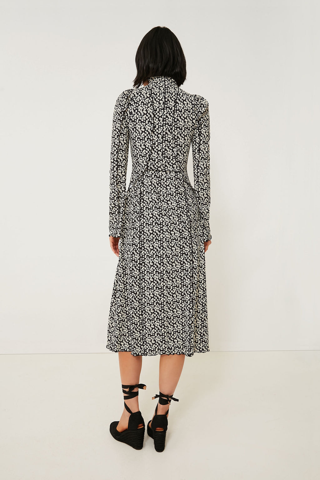 Multi Della Print Long Sleeve Dress