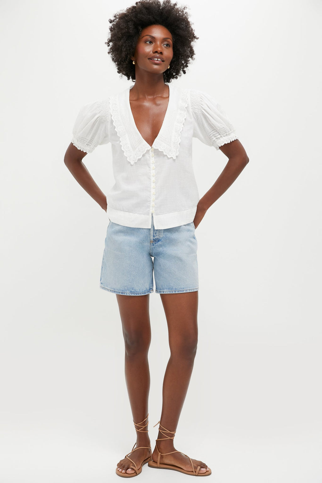 White The Manor Top