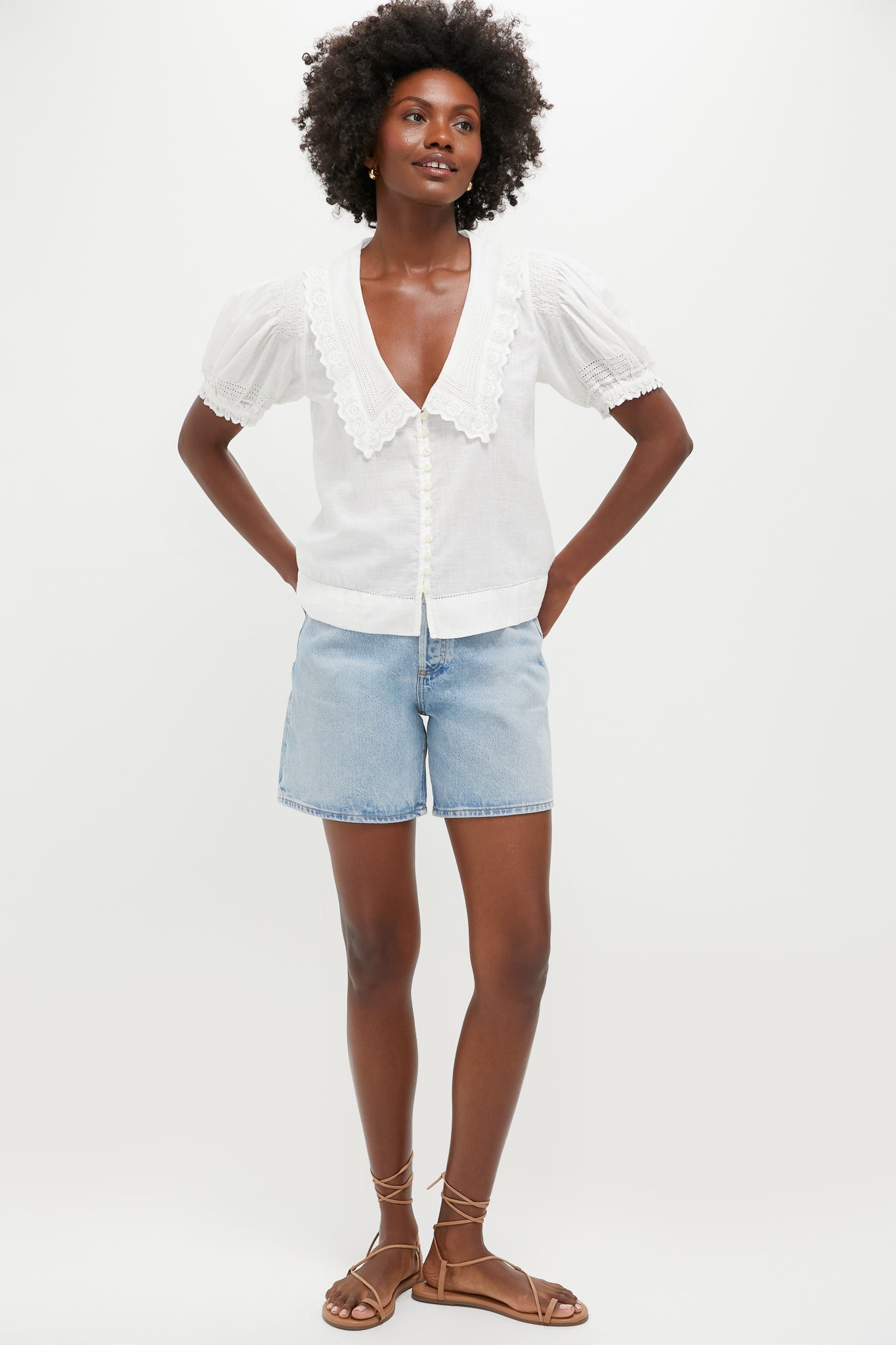 White The Manor Top