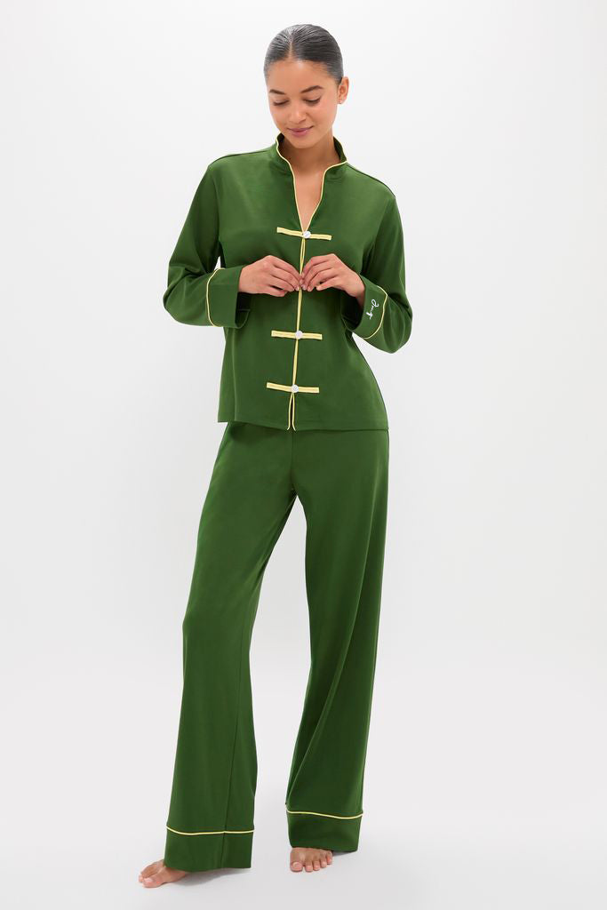 Douglas Fir Pima Cotton Wilford Women's Pajama Set