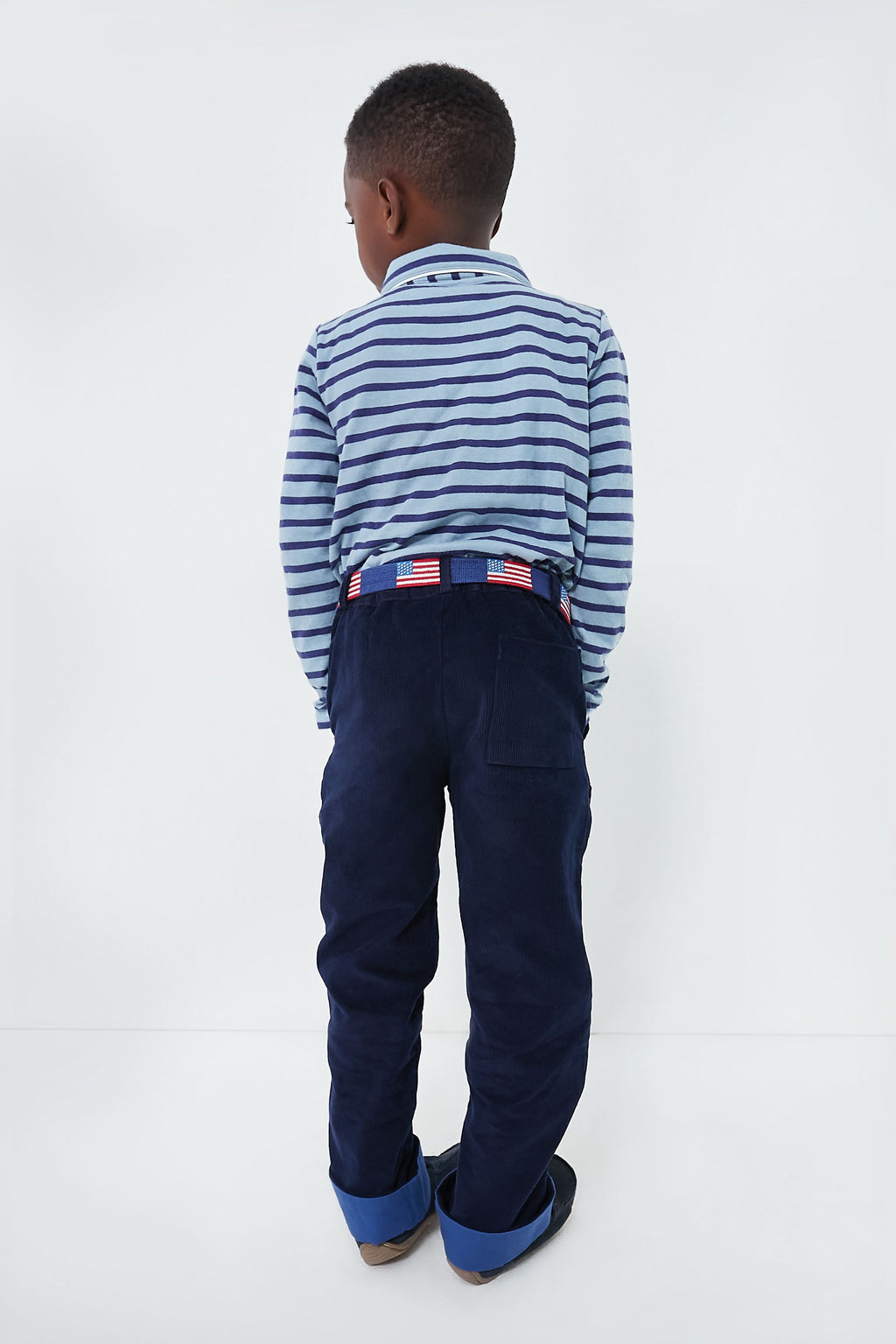 Navy Corduroy Grow Pant