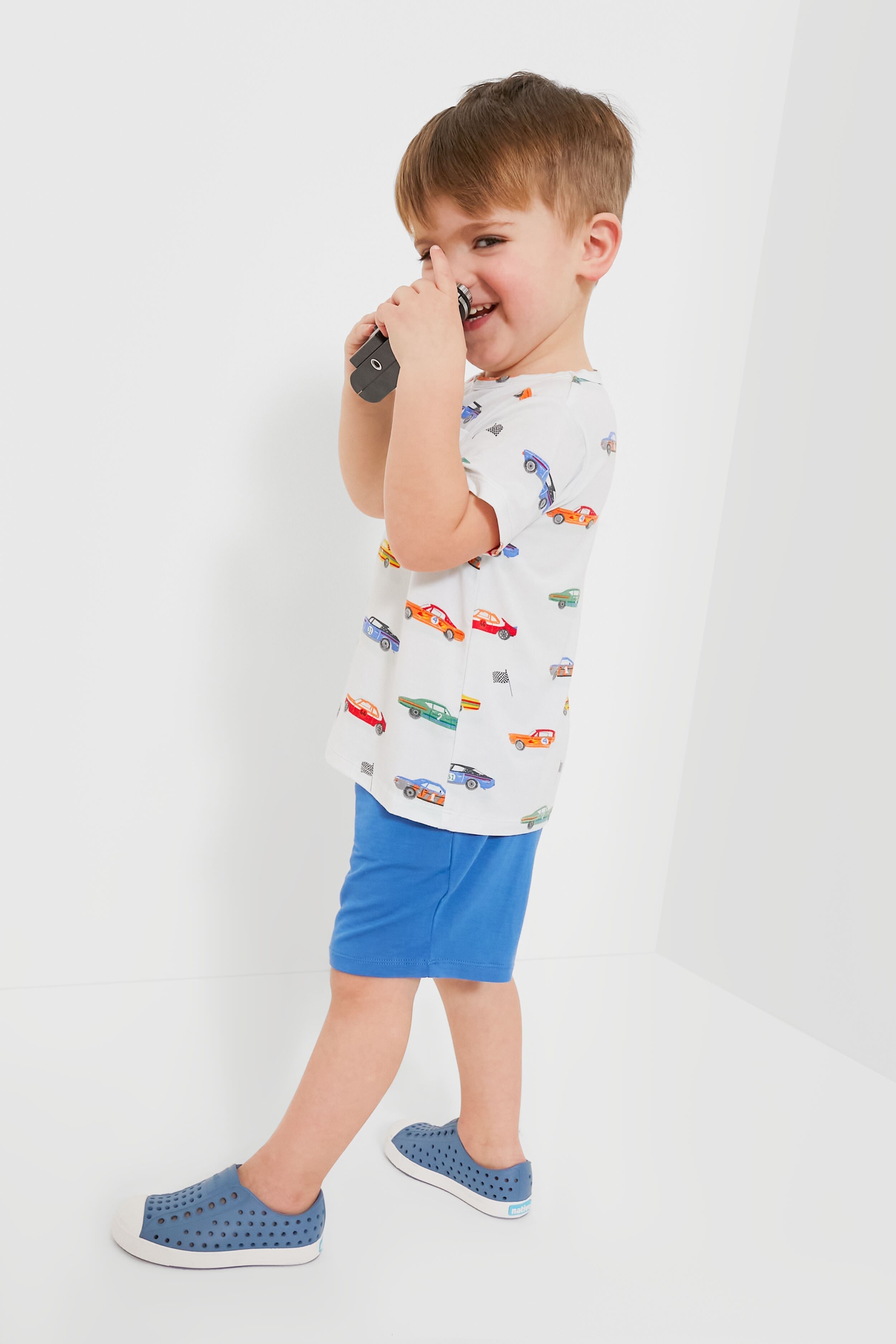 Muscle Cars Crew Neck Tee and Short Set