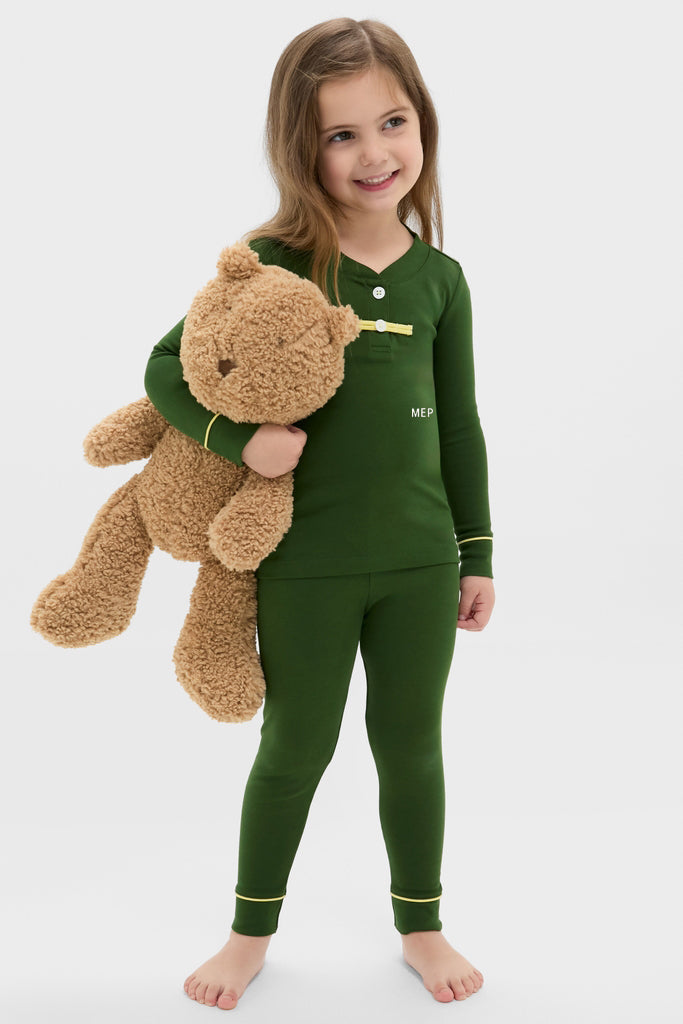 Douglas Fir Pima Cotton Arien Kid's Pajama Set