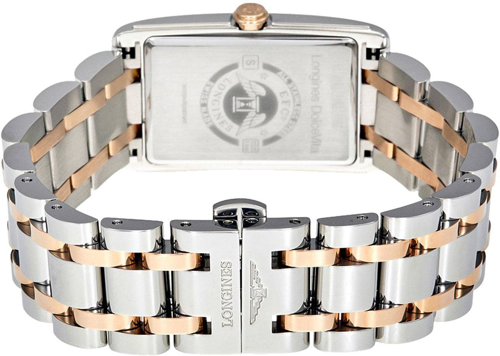 Longines DolceVita Black Diamond Dial Two-tone Women's Watch L5.512.5.57.7