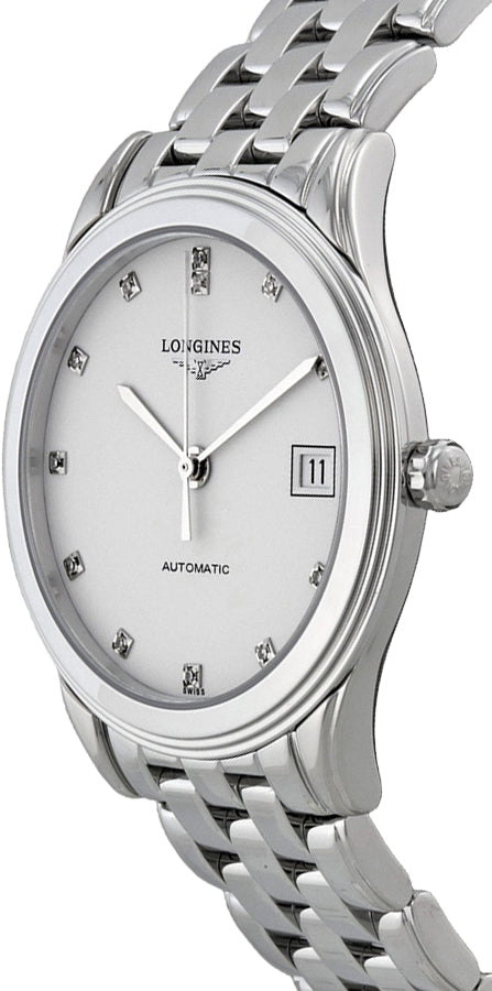 Longines Flagship White Diamond Dial Men's Watch L4.774.4.27.6