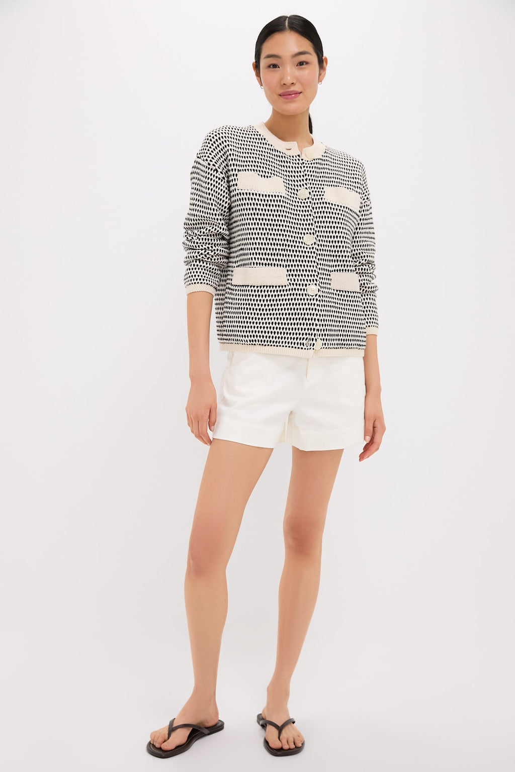 Birch Multi Stitch Tidewell Textured Knit Jacket