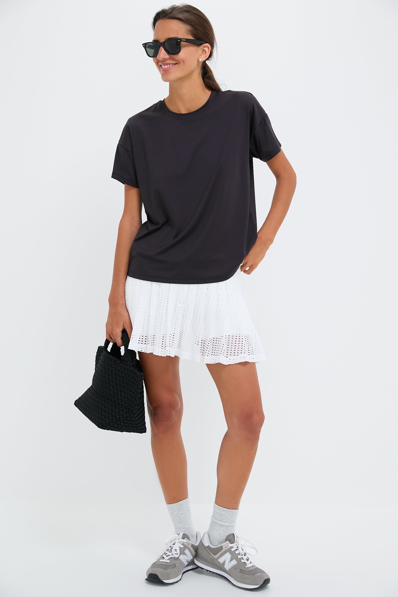 Black Short Sleeve Performance Jersey Ryan Boyfriend Tee