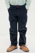 Dark Blue Benito Corduroy Boy Trousers