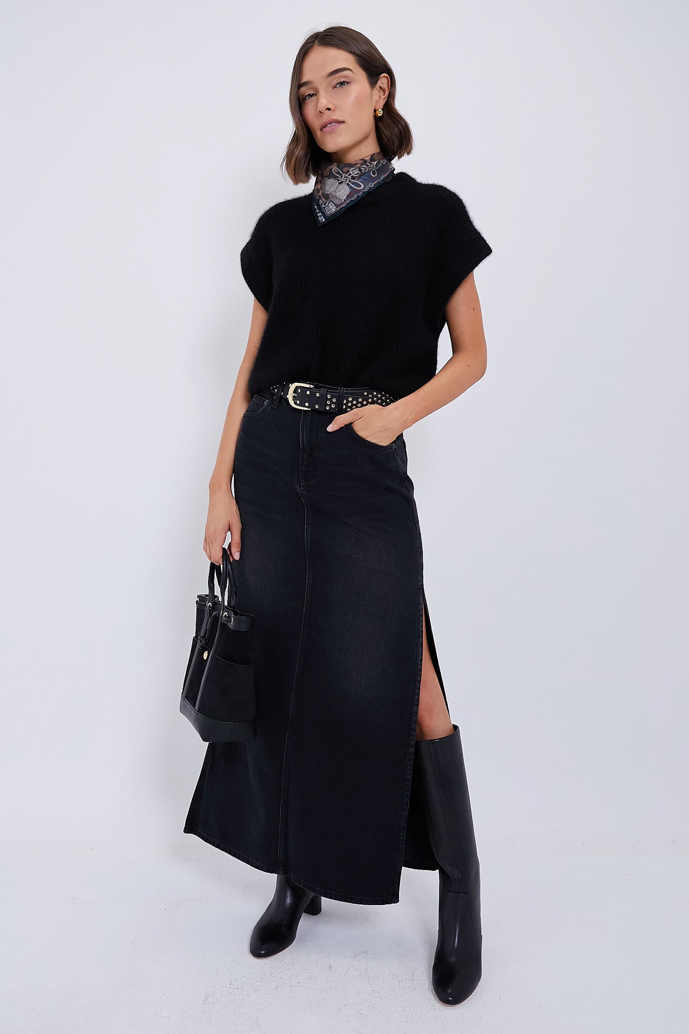 Black Softest Olivia Vest