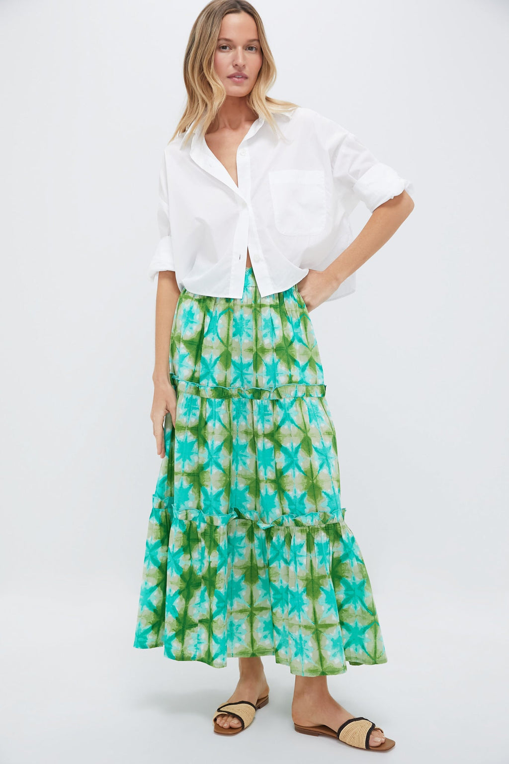Seafoam Medallion Prado Skirt