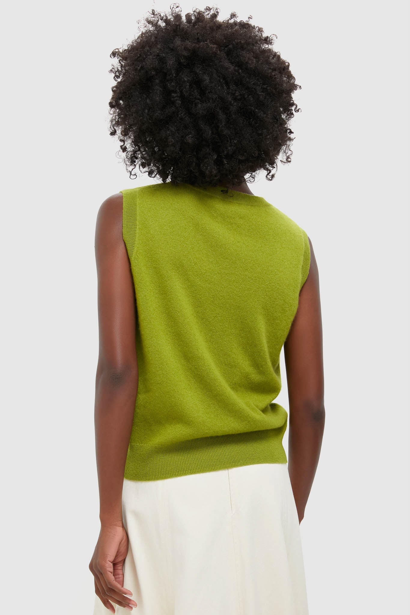 Woodbine Green Cashmere Shell