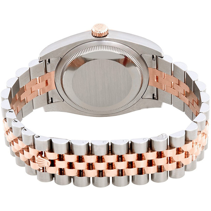 Rolex Datejust 36 Rose Gold Fluted Bezel Watch 116231-0090