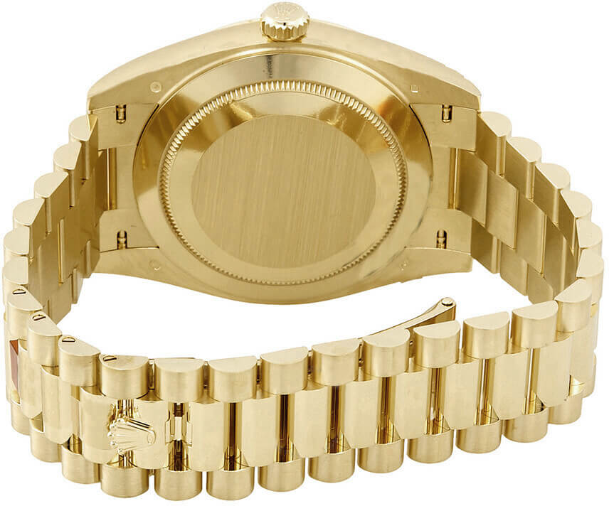 Rolex Day-Date 36 Champagne Roman Numeral Gold Watch 118388-0189