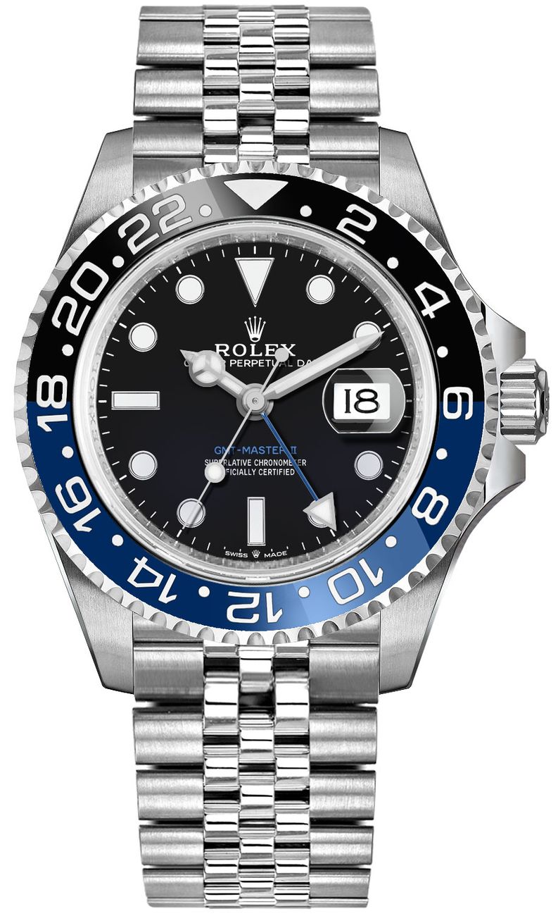Rolex GMT-Master II Batman Jubilee Men's Watch 126710BLNR-0002