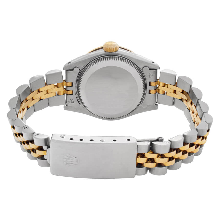 Rolex Lady-Datejust 26 Champagne Diamond Dial Women's Watch 69173