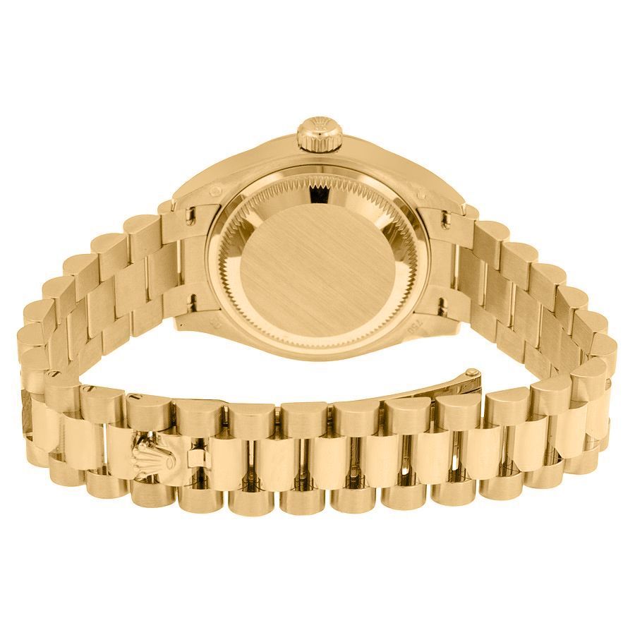 Rolex Day-Date 36 Black Dial Gold Watch 118348