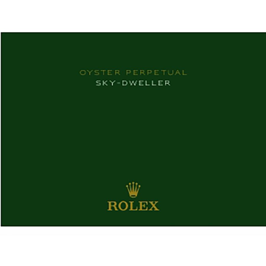Rolex Sky-Dweller White Gold Fluted Bezel Men's Watch 336934-0002