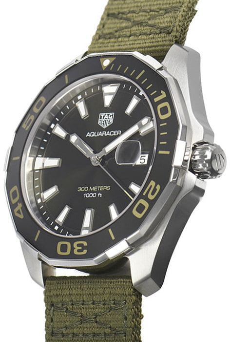 Tag Heuer Aquaracer Khaki Green Men's Watch WAY101E.FC8222