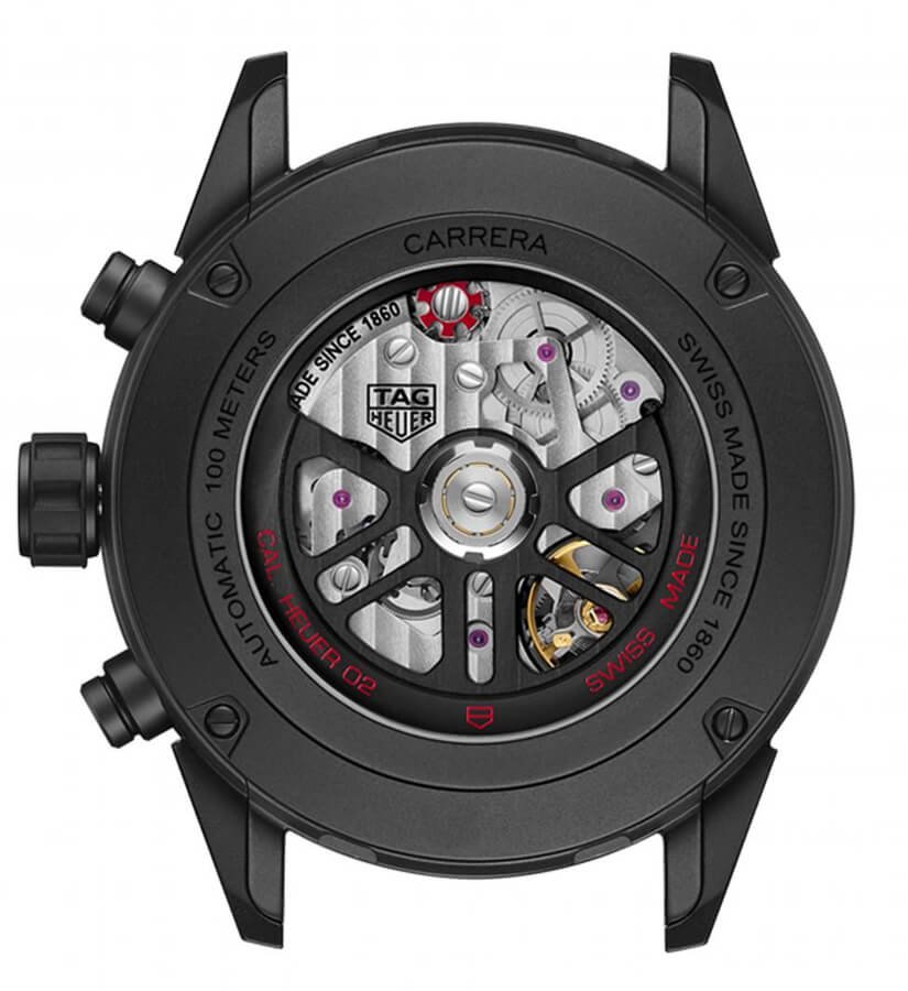Tag Heuer Carrera Black Skeleton Dial Men's Watch CBG2A90.BH0653
