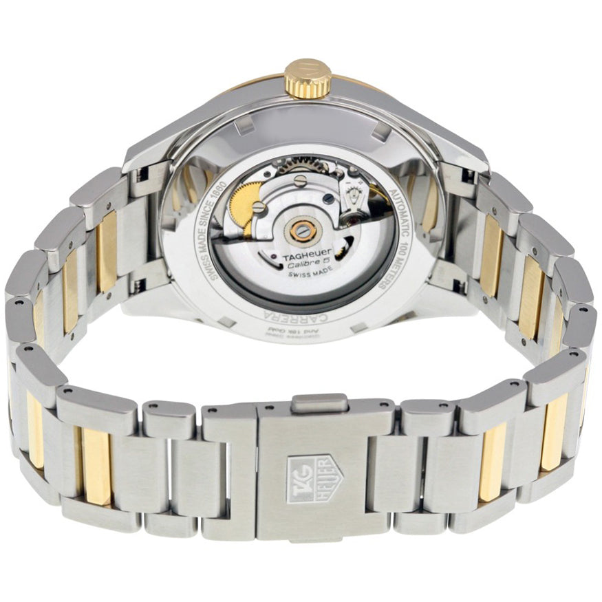 Tag Heuer Carrera 39mm Gold & Steel Men's Watch WAR215B.BD0783