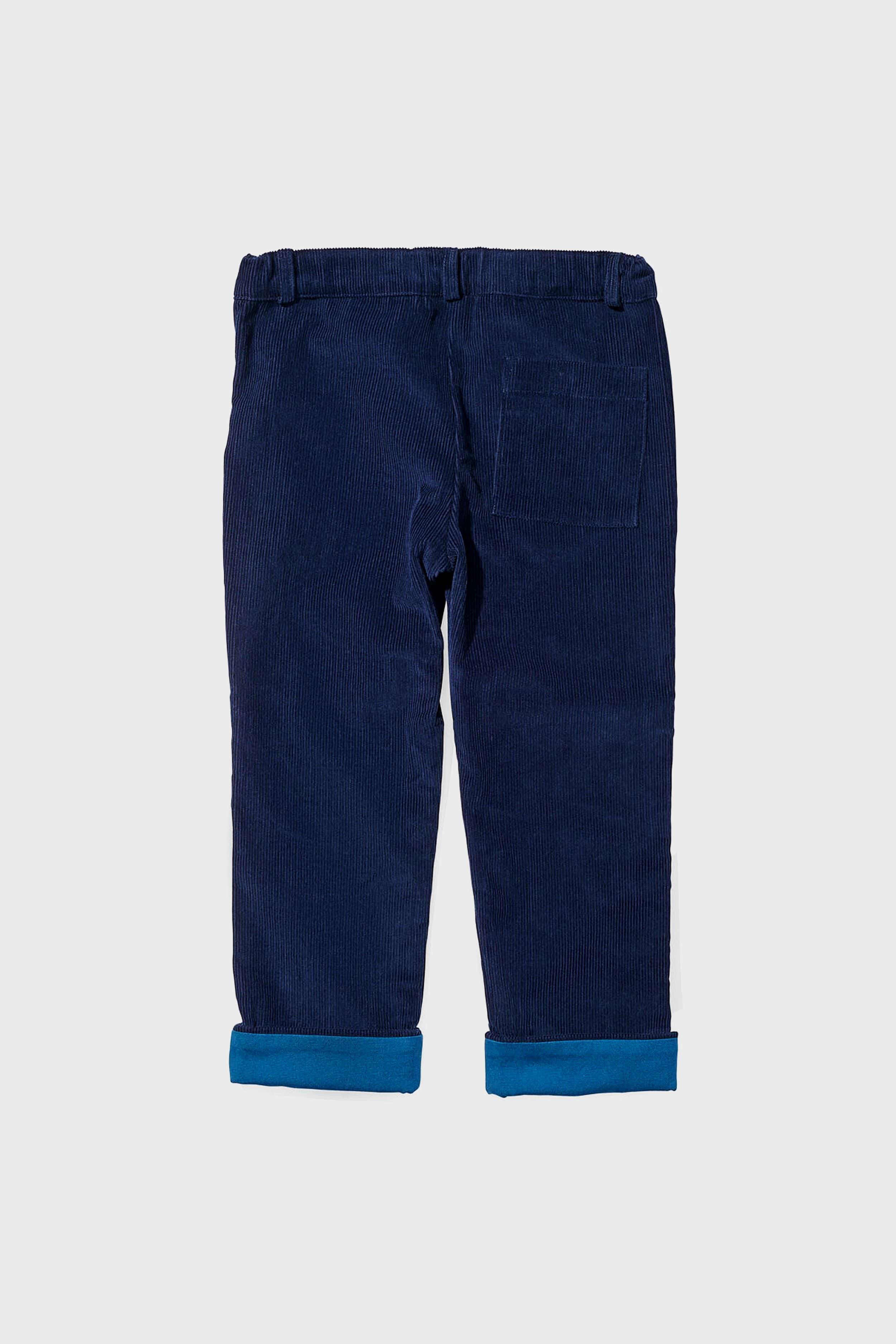 Navy Corduroy Grow Pant