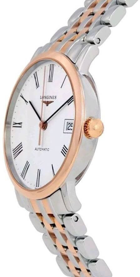 Longines Elegant Rose Gold & Steel Women's Watch L4.809.5.11.7
