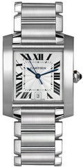 Cartier Tank Francaise Silver Dial Luxury Men's Watch W51002Q3