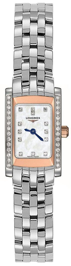 Longines DolceVita Mother of Pearl Diamond Women's Watch L5.158.5.89.6