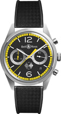 Bell & Ross Limited Out of 170 Black Dial Chronograph Men's Watch BRV126-RS40-ST/SRB