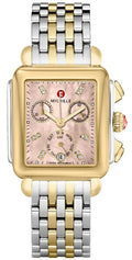 Michele Deco Two-Tone Diamond Dial Women's Watch MWW06P000286