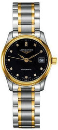 Longines Master Collection 29mm Black Dial Two-tone Women's Watch L2.257.5.57.7