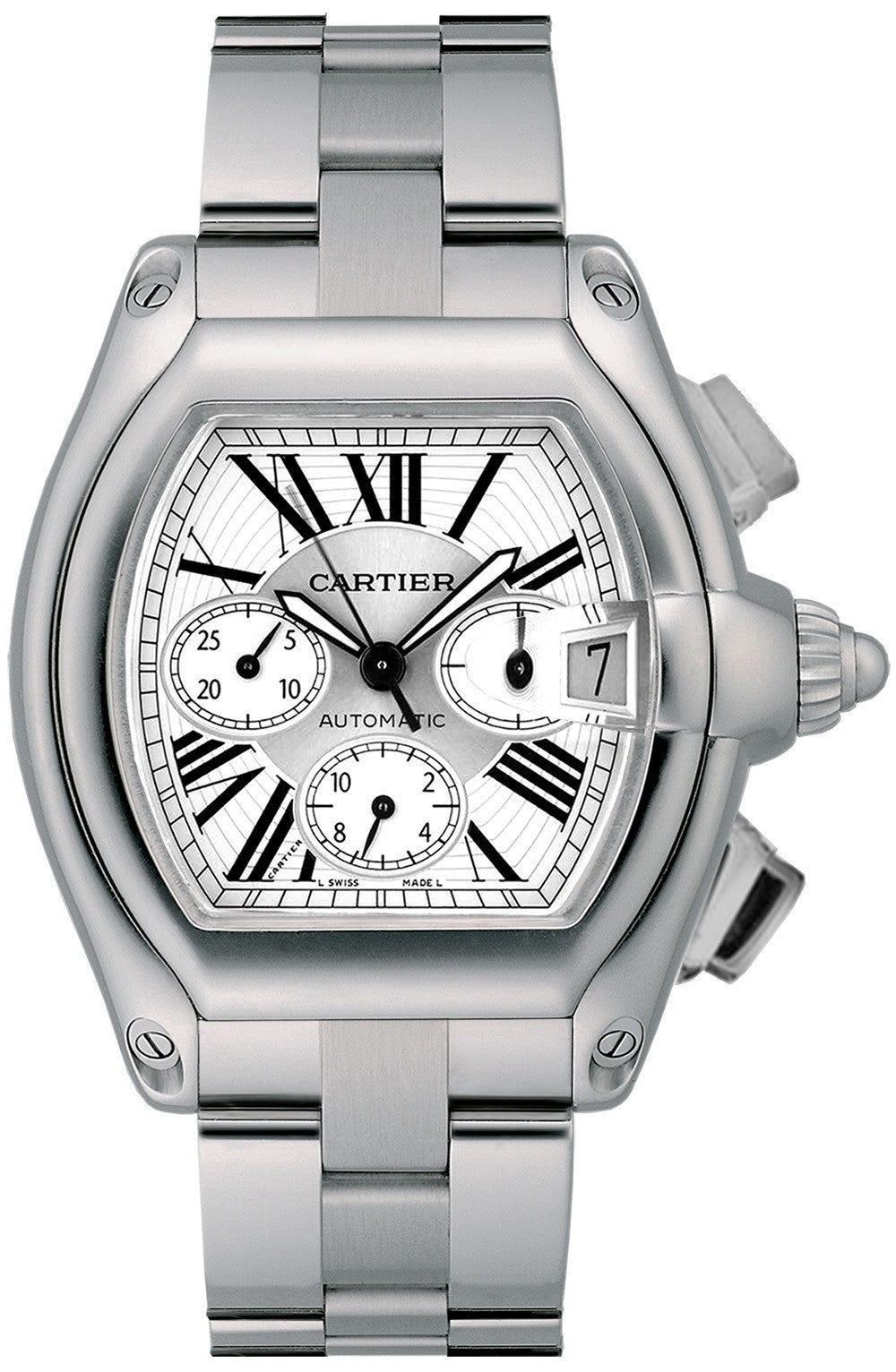 Cartier Roadster XL Chronograph Men's Watch W62019X6